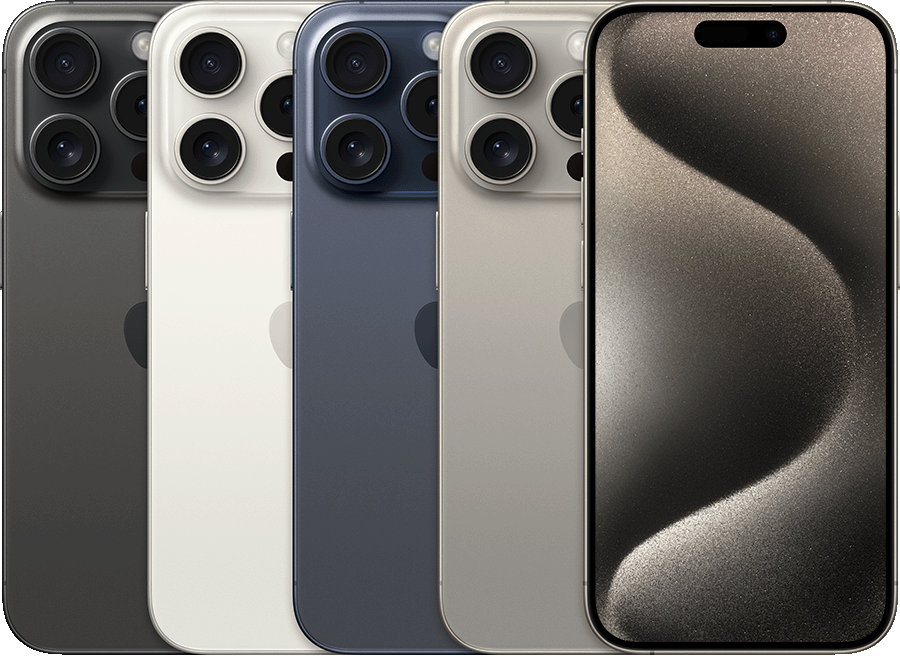 iPhone 15 Pro colour range