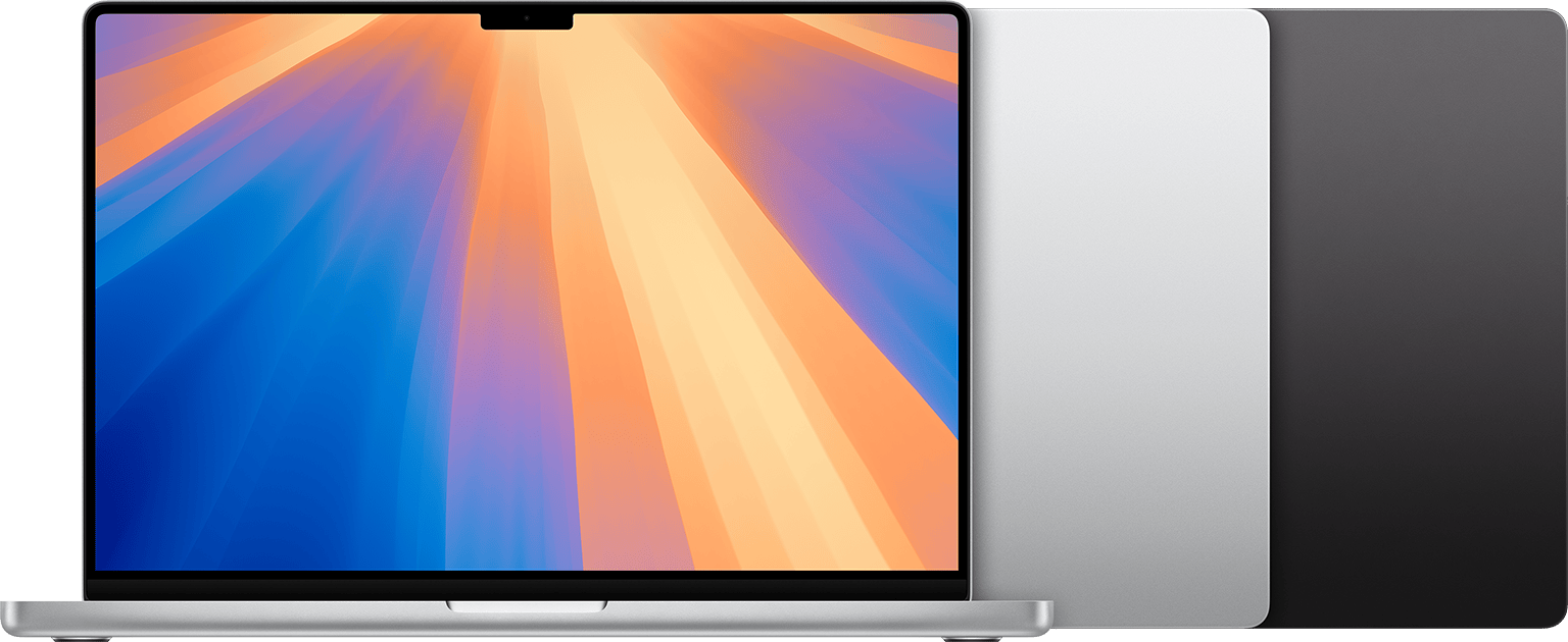 MacBook Pro 16″ M4 Pro colour range